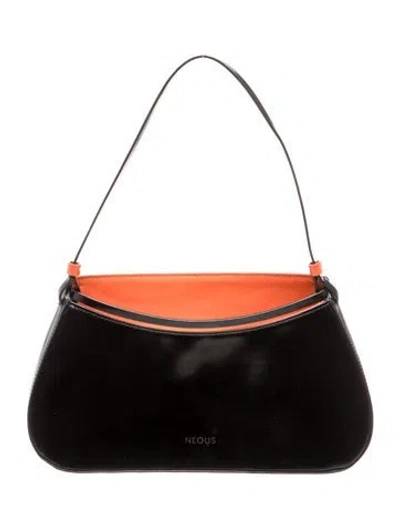 Pre-owned Neous Leather Shoulder Bag In Black
