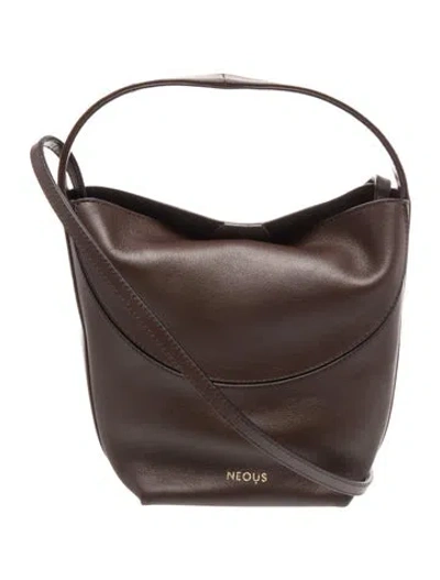 Pre-owned Neous Leather Shoulder Bag In Brown