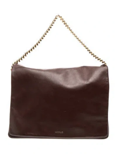 Pre-owned Neous Leather Shoulder Bag In Brown