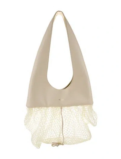 Pre-owned Neous Leather Shoulder Bag In Neutral