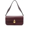 Neous Clasp-fastening Suede Shoulder Bag
