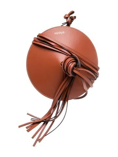 Pre-owned Neous Leather Top Handle Bag W/ Tags In Brown