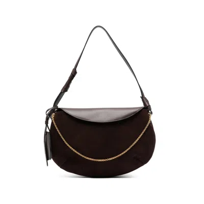 Neous Libra Chain-detail Shoulder Bag In Brown