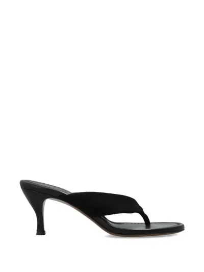 Neous Megrez Suede Sandals In Black