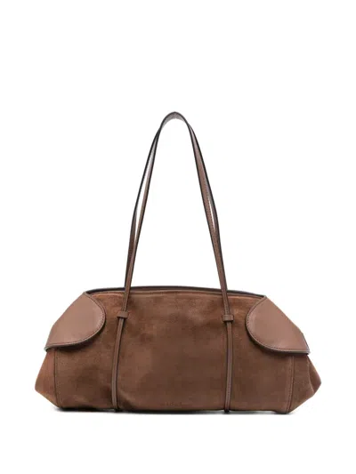 Neous Panelled Shoulder Bag In Brown