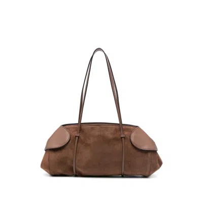 Neous Panelled Shoulder Bag In Brown