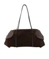 Neous Patchwork Design Shoulder Bag In Brown