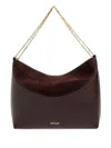 Neous Pavo Suede Chain-strap Tote Bag In Brown