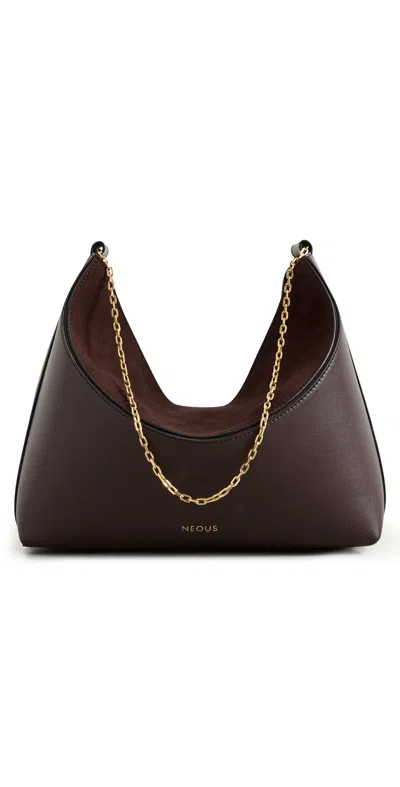 Neous Pavo West Leather/suede Bag Dark Chocolate In Brown