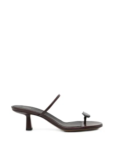 Neous Pebble-embellished Thong Sandals In Brown