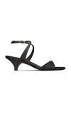 Neous Pherg Leather Sandals In Black