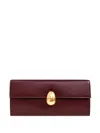Neous Phoenix Rectangular-shape Clutch Bag In Burgundy