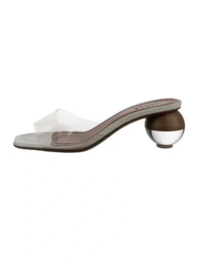 Pre-owned Neous Pvc Sandals In Clear
