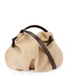 Neous Raffia Taurus Dumpling Top-handle Bag