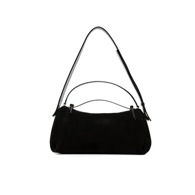 Neous Scorpius Leather Shoulder Bag In Black