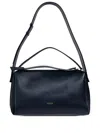 Neous Scorpius Zip Leather Tote Bag In Blue
