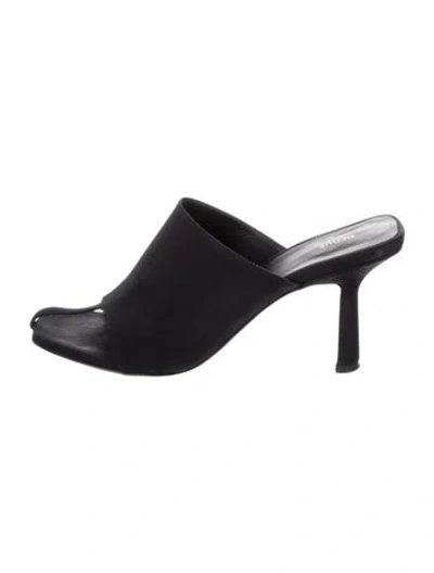 Pre-owned Neous Slides In Black