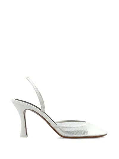 Neous Slingback Pumps In White