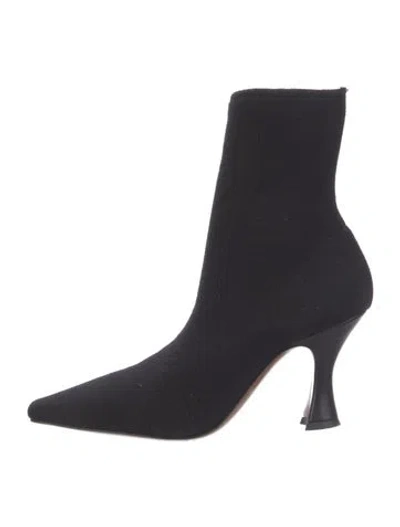 Pre-owned Neous Sock Boots In Black