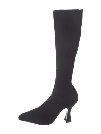 Pre-owned Neous Sock Boots In Black