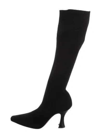 Pre-owned Neous Sock Boots In Black