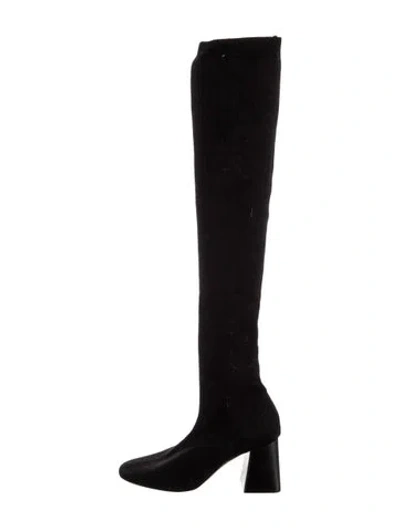 Pre-owned Neous Sock Boots In Black