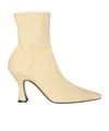 Neous Woman Ankle Boots Blush Size 8 Textile Fibers In Nude
