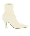 Neous Woman Ankle Boots Ivory Size 8 Soft Leather In Neutral