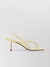 Neous Cream Leather Shamali Sandals In Metallic