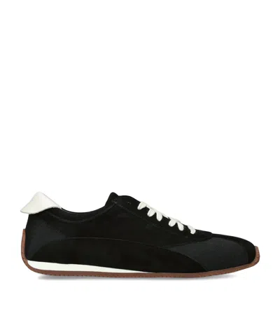 Neous Berenices Leather-trimmed Suede And Mesh Sneakers In Multi
