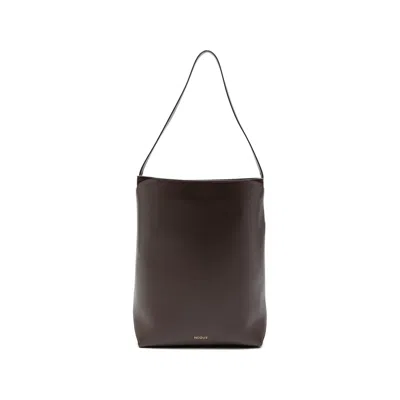 Neous Thea Panelled Shoulder Bag In Brown