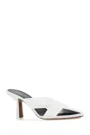 Neous Strappy Sandals With Open Toe And Cross Strap In White