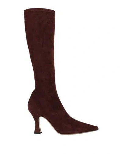 Neous Woman Boot Chocolate Brown Size 11 Leather