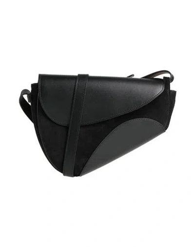 Neous Woman Cross-body Bag Black Size - Leather