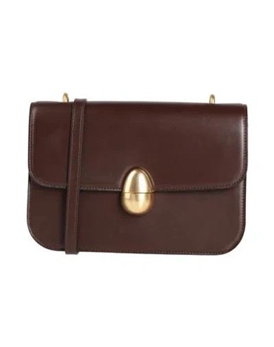 Neous Woman Cross-body Bag Dark Brown Size - Leather
