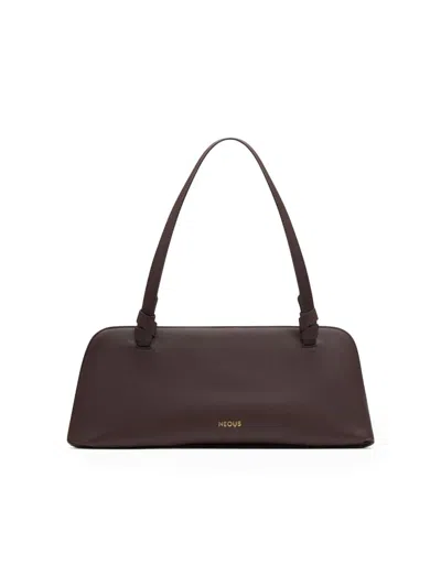 Neous Women's Aries East To West Leather Shoulder Bag In Brown