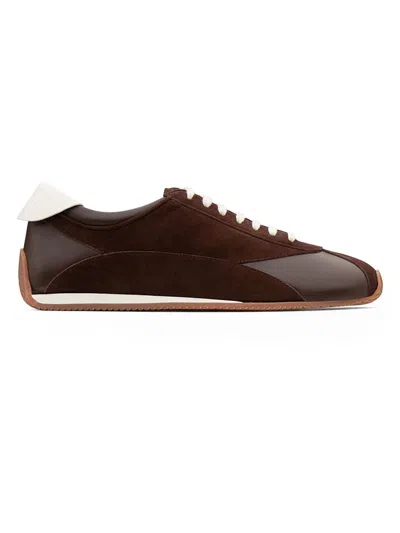 Neous Women's Berenices Low-top Suede & Leather Sneakers In Brown