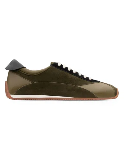 Neous Berenices Suede And Leather Sneakers In Multi