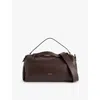 Neous Womens Dark Chocolate Scorpius Adjustable-strap Leather Tote In Dark Chocolate