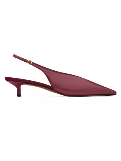 Neous Women's Diske 40mm Leather Slingback Pumps In Multi