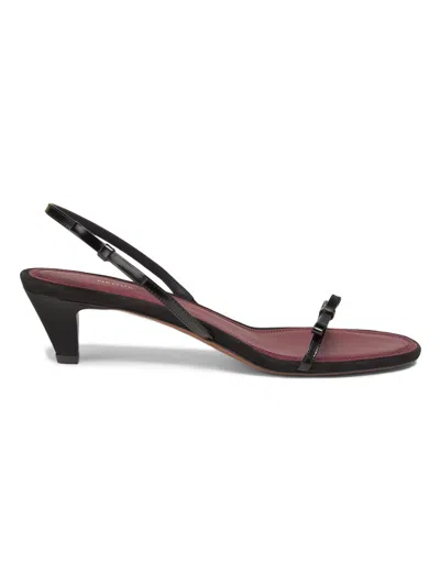 Neous Women's Diwo 40mm Patent Leather Slingback Sandals In Black