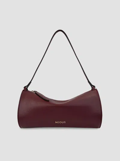 Neous Women's Gemini Leather Shoulder Bag In Burgundy