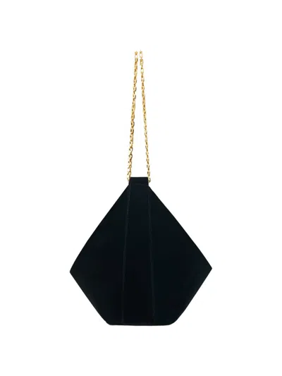 Neous Women's Modern Evening Pavo West Velvet Bag In Black