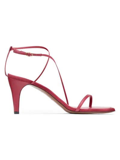Neous Chamu Leather Sandals In Red