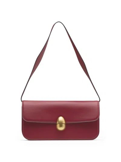 Neous Women's Phoenix East To West Leather Shoulder Bag In Red