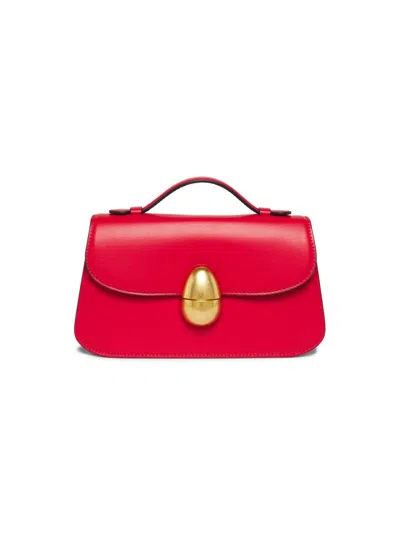 Neous Women's Phoenix Leather Top Handle Crossbody Bag In Red