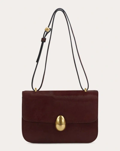 Neous Phoenix Leather Shoulder Bag In Brown
