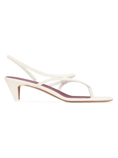 Neous Women's Safi Leather Slingback Sandals In White