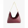 Neous Womens Pavo West Leather Shoulder Bag Burgundy In Burgundy
