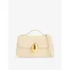 Neous Womens Phoenix 1.0 Leather Crossbody Bag Cream In Cream